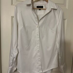 Banana Republic Crisp White Collared Shirt